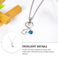 thumbnail image 2 of MasteelfCA 1 Pce Collier Design Stéthoscope Chaîne de Cou en Alliage Créatif Bijou Chic pour Femmes, 2 of 8