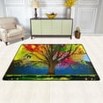 thumbnail image 3 of SKYSONIC Area Rug Carpet Colorful Tree Doormat for Hardwood Floor Entrance Living Room Bedroom 24x36 Inch, 3 of 6
