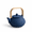 Blue Hobnail Pattern-900ML, variant on 40.6oz Black Cast Iron Tea Pot Kettleese Style Tetsubin
