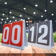 thumbnail image 5 of funtasica 2 Pieces Multi Sports Scoreboards Tabletop Score Flippers 2 digits Flip Scoreboards Score Counters for Indoor Outdoor Coaches Red and Gray, 5 of 7