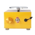 thumbnail image 1 of Mini Pottery Wheel, Mini Pottery Wheel Machine Rustproof Turntable Yellow Small Miniature Sculpting Wheel  For School Teaching, 1 of 8