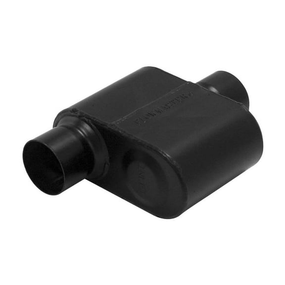Flowmaster 843016 Super 10 Muffler 409S - 3.00 Offset In/3.00 Center Out - Aggressive Sound