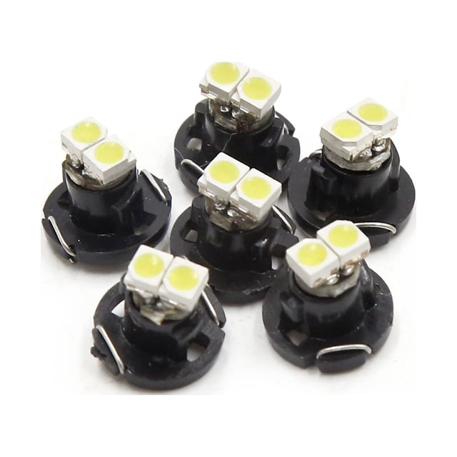6uds Luz de Panel Tablero Panel T4,2 3020 SMD 2 LEDs Blanco