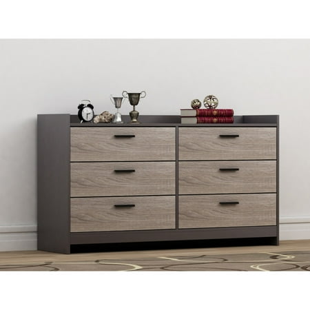 Homestar Central Park 6 Drawer Dresser Multiple Finish Walmart Com