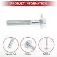 thumbnail image 6 of Unique Bargains Camber Alignment Bolt Washer Bolt for NISSAN X-TRAIL 2001-2013 No.5522650Y0A, 6 of 7