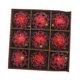 thumbnail image 1 of 9 piezas de adornos navideños de bolas decorativas colgantes, novedosas y ligeras Rojo, 1 of 9