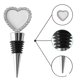 thumbnail image 4 of 10 tapones para botellas de vino en blanco para sublimación, tapones de vino reutilizables, collar desmontable para regalo, bar, boda, 4 of 8