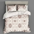 thumbnail image 1 of Comforter sets 3-pieces Queen size Maze pattern,Camel color, 1 of 5