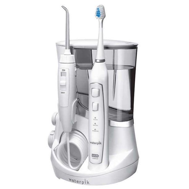 Waterpik Complete Care 5.0 Water Flosser + Sonic ToothbrushWhite