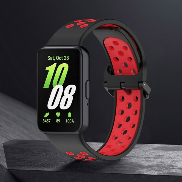 Adjustable Watch Band Silicone Sports Watchband Breathable Smart Watch Wristband for Samsung Galaxy Fit 3 Smart Watch