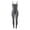 C-Black108, variant on Workout Jumpsuits For Women Leopard Sleeveless Square Neck Fitness Sports One Piece Outfits Yoga Clothes Tummy Control Trendy Onesie