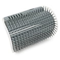 thumbnail image 2 of M Buder Gray Cat Self Groomer Massage Comb Wall Corner Soft Brush, 5x3.3 in / 12.6x8.3 cm, 2 of 5