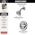 thumbnail image 3 of Delta Classic Single-Handle 5-Spray Shower Faucet in Chrome (Valve Included), 3 of 4