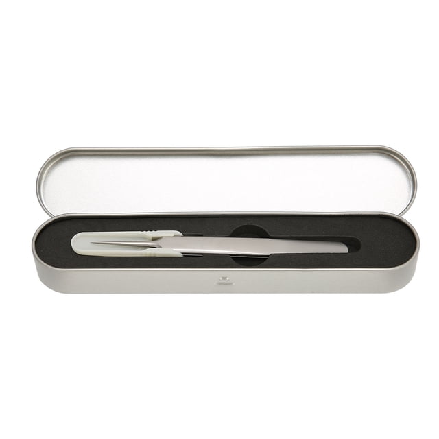Pince à Épiler Pointe Pointue en Acier Inoxydable pour Salon de Beauté