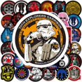 thumbnail image 2 of Pegatinas de Star Wars de Disney para niños, calcomanías para equipaje, portátil, monopatín, Graffiti, equipaje, teléfono, pegatina de vinilo de dibujos animados, juguete, 10/50 Uds., 2 of 4