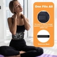 thumbnail image 5 of Estimulador abdominal HOERCAAL, tonificador muscular abdominal EMS portátil para fitness en casa y oficina, entrenamiento de fuerza - Negro, 5 of 5