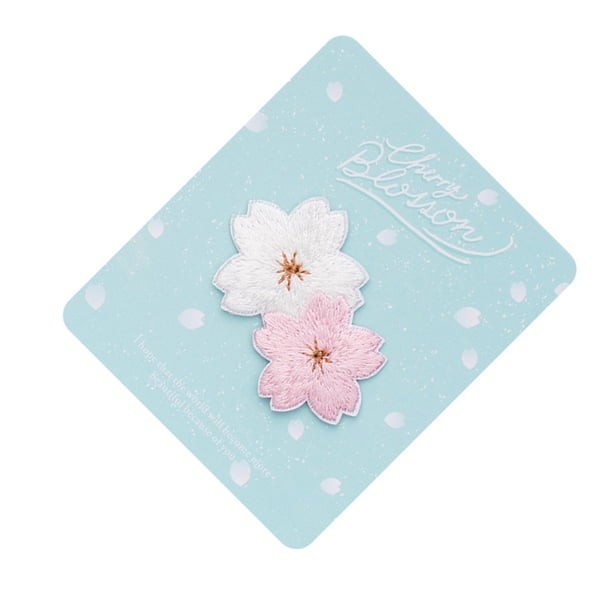 Cateissary Parches de flores para planchar DIY, mano de obra exquisita para decoración, parches para planchar a elección, parche para planchar Tela de costura y artesanía No.01