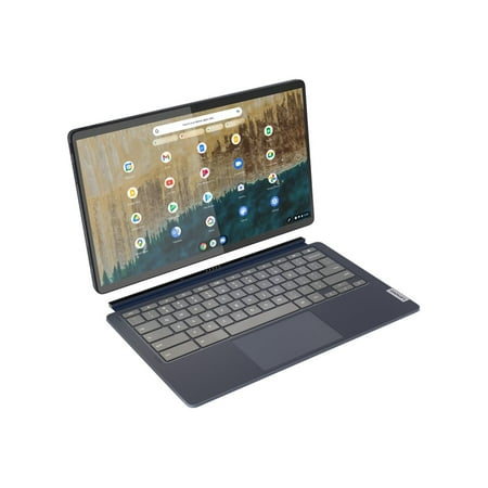 Lenovo IdeaPad Duet 5 CB 13Q7C6 82QS - With detachable keyboard - Snapdragon 7c Gen 2 Kryo 468 / 2.55 GHz - Chrome OS - Qualcomm Adreno - 4 GB RAM - 64 GB eMMC - 13.3" OLED touchscreen 1920 x 1080 (Full HD) - Wi-Fi 5 - dual tone abyss blue - kbd: US