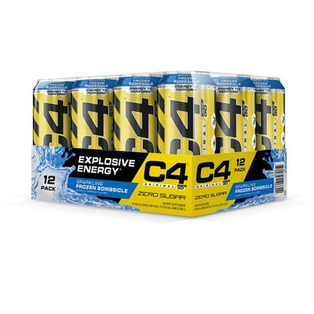 C4 Original Carbonated On-The-Go, Frozen Bombsicle, 12-16oz