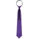 thumbnail image 4 of CORBATA PREATADA CON CREMALLERA PARA HOMBRES INSPIRADA EN CHIC, COLOR PURPURA, FORMAL Y CASUAL, BRILLO DE SATÉN, 4 of 5
