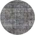 thumbnail image 1 of Ahgly Company Indoor Round Mid-Century Modern Gray Oriental Area Rugs, 4' Round, 1 of 6
