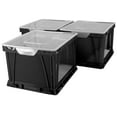 thumbnail image 1 of Storex Cube de stockage et de Classement, Noir (3 unités/paquet), 1 of 3