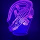 thumbnail image 2 of Lámpara de mesa LED 3D con luz nocturna, diseño de cocodrilo, para dormitorio infantil, 2 of 2