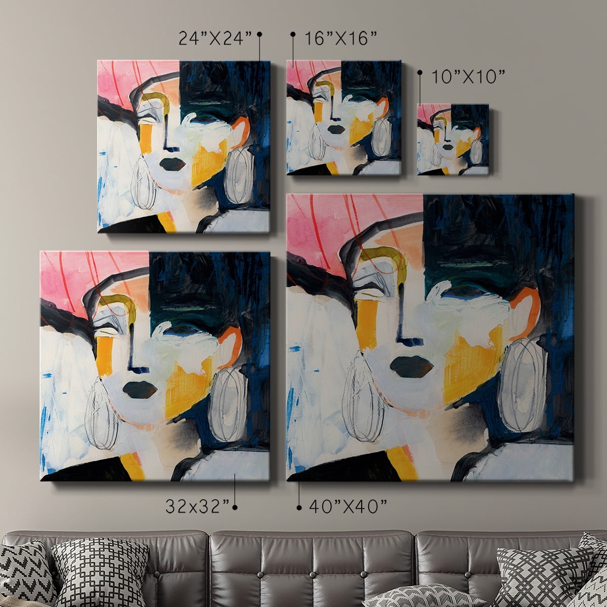 Wexford Home Sorella II-Premium Gallery Wrapped Canvas, 10" x 10" - Ready to Hang