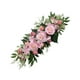 thumbnail image 5 of Arco de boda artificial Arreglo de flores, de bienvenida Decoraciones florales Flower Garland de rosa para fiestas de despedida de soltera Rosa oscuro, 5 of 8