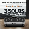 thumbnail image 2 of Lnow Vibration Plate Exercise Machine, Full Body Workout Machine for Weight Loss, Vibration Platform w/ 2 Resistance Bands 350lbs, Christmas Gifts, 2 of 11