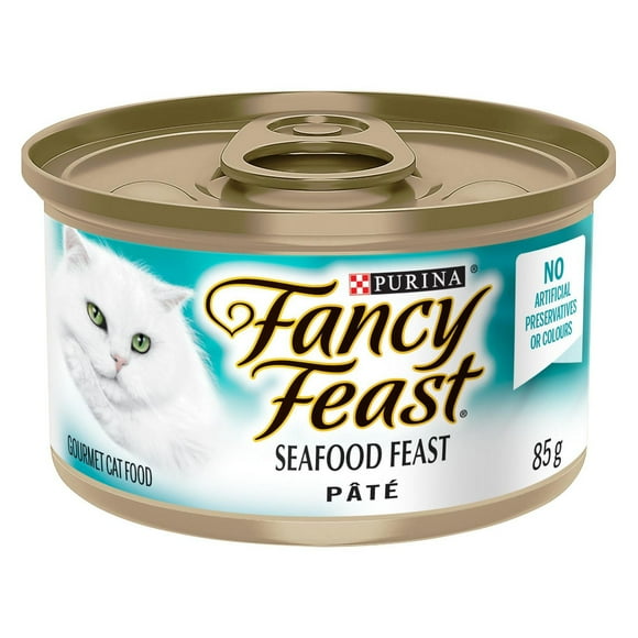 Fancy Feast Pate Seafood, Wet Cat Food 85g, 85g