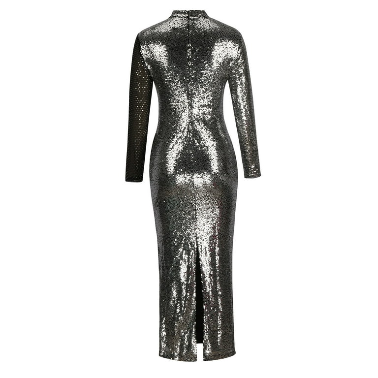 chinese dress ladies Beaded Long Sleeve Prom Dresses Mermaid Formal Dresses 21302  vigocouture