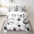 thumbnail image 2 of Castle Fairy Football Baseball 7-Piece Bedding Comforter Set for Teens Women Men,Sport Gamer King Bedding Sets,Abstract Watercolor Splash Ultra Soft Bed Sheets,Lightweight Room Decor, 2 of 8