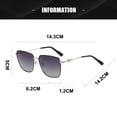 thumbnail image 2 of Color changing alloy driving sunglasses with UV protection, Silver, 2 of 5