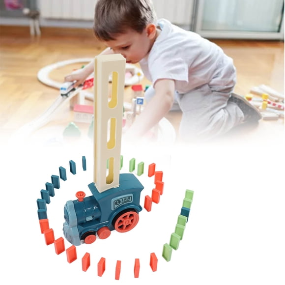 Blocs de Construction Automatiques, Bords Ronds Sonne Électrique Blocs Automatiques Drôle Stimuler la Créativité pour les Enfants pour la Maison Rose, Bleu