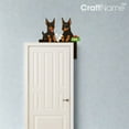 thumbnail image 4 of Craftnamesign Doberman Dog Door Corner Metal Wall Art, Bedroom Door Decoration, Pet Lover Gifts, 4 of 4