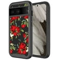 thumbnail image 2 of BD Hybrid Protector Case for Google Pixel 7a (Rose Noir Flowers) with Screen Protectors, Wireless Charger, UL Listed USB-C Wall Charger, Digital USB-C Cable, 2 of 7