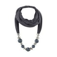 thumbnail image 2 of Seductiva Head Scarf for Women Women Pendant Scarf with Tassel Rhinestone Jewelry Scarves Polyester Scarf 1PC, 2 of 5