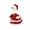 L, variant on Holiday Porch Goose Outfit – Christmas Santa Costume for 23" Goose | Weatherproof Goose Clothes, Festive Lawn Decor for Garden Patio(K)