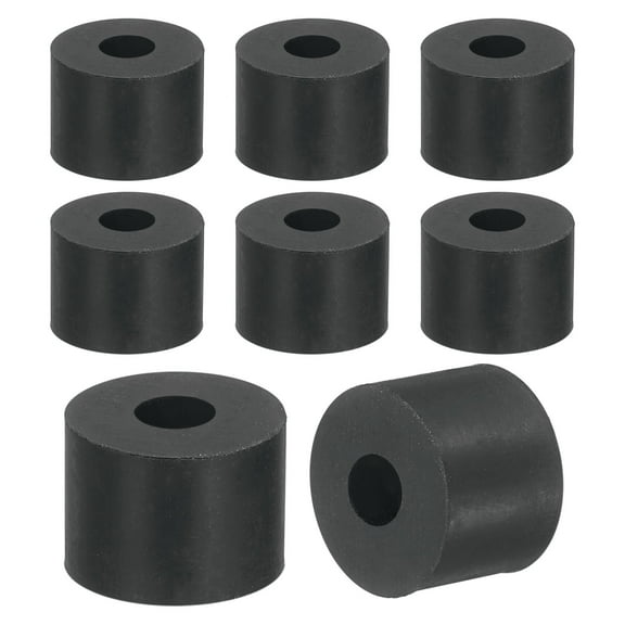 12Pack Thick Rubber Spacer, 5/8 Inch OD x 1/4 Inch ID x 1/2 Inch Thickness