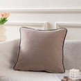 thumbnail image 6 of Decorative Throw Pillow for Sofa Bed Chair, Minimalist Solid Accent Cushion with Piped Edge for Modern Home Comfort and Styling, 6 of 8