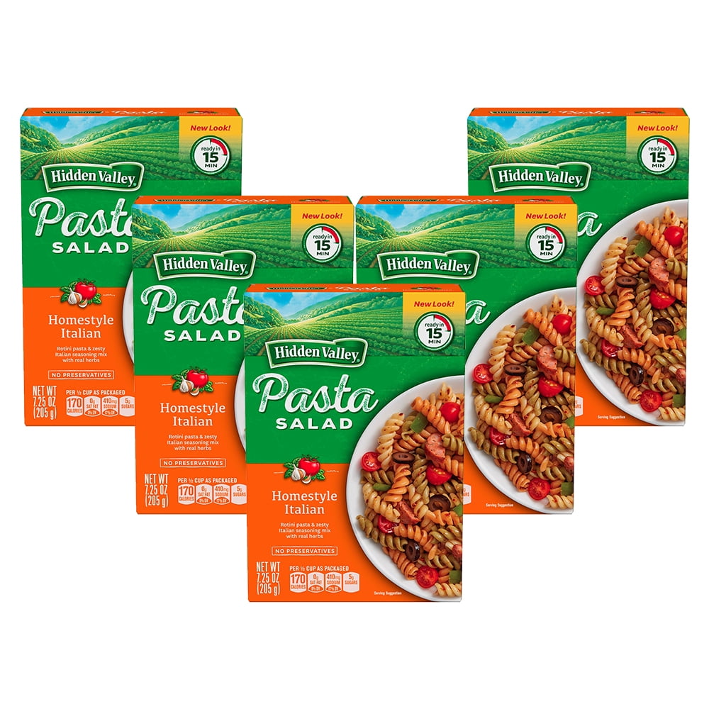 (5 Pack) Hidden Valley Homestyle Italian Pasta Salad 7.25 oz