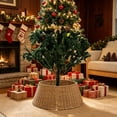 thumbnail image 4 of Qocolcyl Extra Large Rattan Christmas Tree Collar Basket - Rustic Handcrafted Christmas Tree Stand Cover Woven Tree Skirt Collar Christmas Tree Decoration Farmhouse Indoor Decorations for Home, 4 of 6