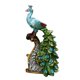 thumbnail image 2 of Estatua de pavo real, escultura animal de resina, adorno de mesa coleccionable para dormitorio Bien, 2 of 9