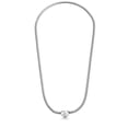 thumbnail image 2 of Murtoo heart necklace stainless steel snake chain 18 inch letter charm jewelry for women, 2 of 9