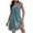 Sky Blue, variant on GEWSEY Womens Summer Dresses 2025 Loose V Neck Sleeveless Swimsuit Coverup with Pockets Floral/Plain/Eyelet Sky Blue, 2XL