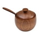 thumbnail image 5 of Tarro de especias de madera, bote de cocina multiusos retro para pimienta y sal de granja frasco individual, 5 of 9