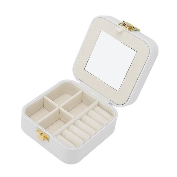 Case De Almacenamiento De Joyería Portátil Case De Joyería Pequeña Organizador De De Almacenamiento De Exposición Portátil Para Anillos Y Aretes