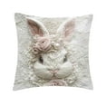 thumbnail image 1 of Casa Sofá Sala de Estar, Almohada de Caballo Bordado de Pascua 45x45cm Cubierta Corta de Peluche, Decoración para Dormitorio Y Almohadas de Sofá para el Sofá Sala de Estar, 1 of 6