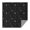 Black Star Planet, variant on Navy Skull Pattern Square Tablecloth,Waterproof Square Table Cover,Wipeable Spillproof Washable Table Cover for Home Kitchen Party Decor 42"X42"(107x107cm)